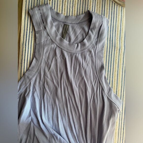 ANTHROPOLOGIE Midi Dress Size M The Keeley Twofer  Sleeveless Light Blue NEW - Picture 15 of 16